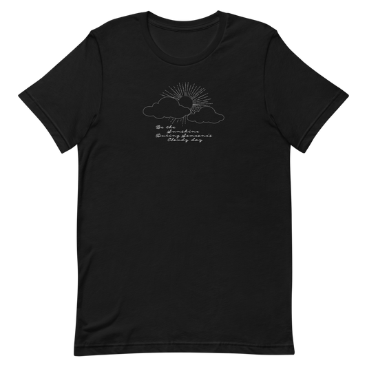 Dani-Tees Be the Sunshine Short-Sleeve Unisex T-Shirt (Black)