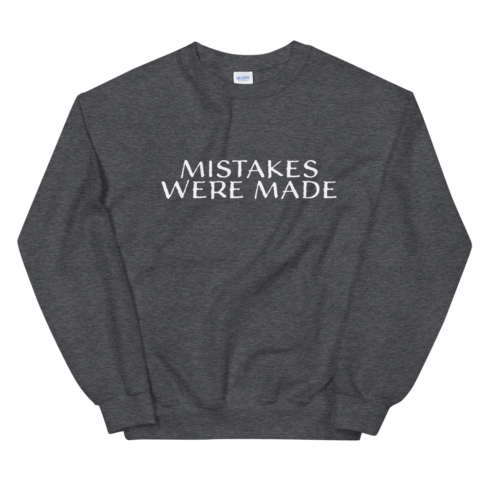 Dani-Tees Mistakes Unisex Crewneck Sweatshirt