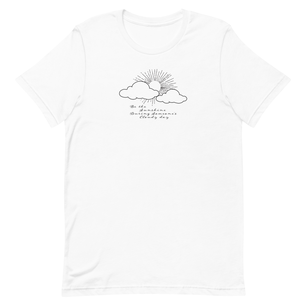 Dani-Tees Be the Sunshine Short-Sleeve Unisex T-Shirt (White)