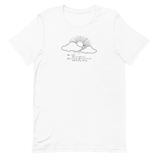 Dani-Tees Be the Sunshine Short-Sleeve Unisex T-Shirt (White)