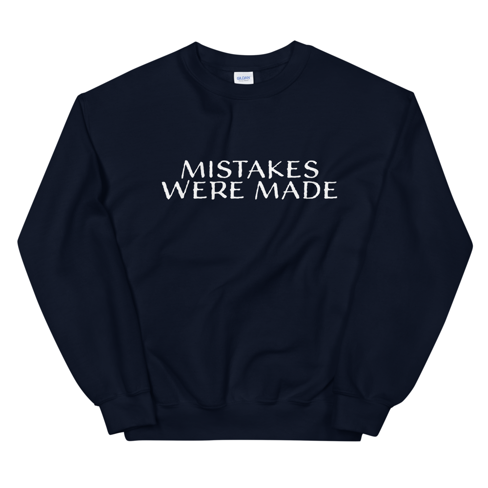 Dani-Tees Mistakes Unisex Crewneck Sweatshirt