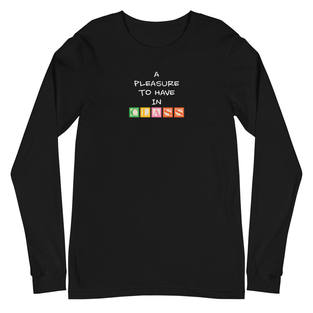 Dani-Tees Pleasure In Class Unisex Long Sleeve Tee