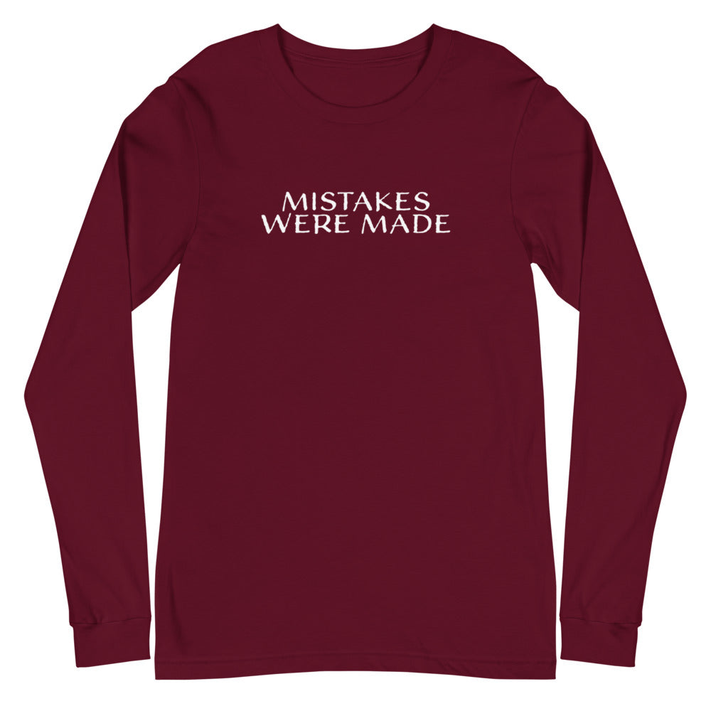 Dani-Tees Mistakes Unisex Long Sleeve Tee