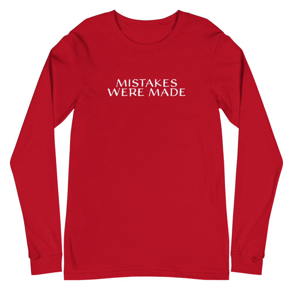 Dani-Tees Mistakes Unisex Long Sleeve Tee